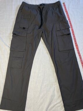 Brooklyn Cloth Black Cargo Joggers with Utility Pockets